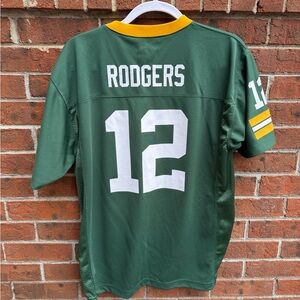 NFL Greenbay Packers Aaron Rodgers Green Jersey XL Youth